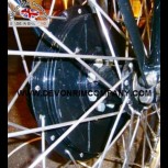 MB59-8-RAW 19" WM2 Rolltru Raw Steel Rim for Triumph 8" Single Sided Half Width & Pie Crust Front Hub