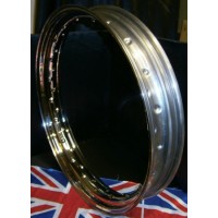 H3.50X23X40-STD 23'' Harley Davidson Style Devon Mirror Stainless Steel Wheel Rim