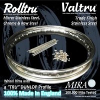 AJS AMC Matchless Rolltru & Valtru Dunlop Profile Rim, Spoke & Nipple Kits