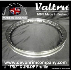 AA16-SLOT-VT 20" WM1 Valtru Stainless Rim for 7" SLOTTED Single Sided Front