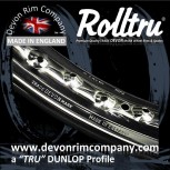 TRI2-3-18-SS-KIT 18" WM3 Rolltru Premium Stainless Rim & Spoke Kit for Triumph Sprung Rear