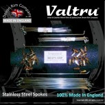 MC271-KIT 18" WM2 Valtru Stainless Rim & Spoke Kit for Triumph & BSA Conical Front 37-3818
