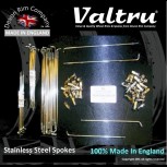 N10-3-19-KIT 19" WM3 Valtru Stainless Rim & Spoke Kit Norton Disc Rear