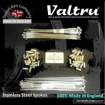 MB135-KIT 18" WM2 Valtru Stainless Rim & Spoke Kit for Triumph Bolt On & QD & Spool Rear 37-1471