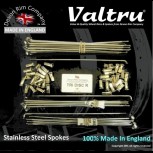 MB285-KIT 19" WM3 Valtru Stainless Rim & Spoke Kit for Triumph Disc Rear 37-7018 MC285