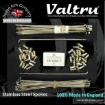 MC284-3-19-KIT 19" WM3 Valtru Stainless Rim & Spoke Kit for Triumph Disc Front