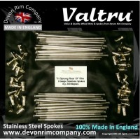 TRI2-18-VTSSP 18" Valtru Stainless Steel Spoke set for Triumph Spung Rear