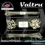 VIN3-KIT 21" WM1 Valtru Stainless Rim & Spoke Set for Vincent Front