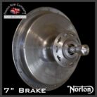 Norton 7'' Single Sided Front as fitted to Models 7, 16H, 18,19, 30, 77, WD16H, CSI, ES2, International, 500 OHC, DOHC, Big 4, TT & more