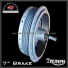 Triumph 7'' Full Width (Flange Type) Brake Side for 3T, 3TA, 5T, 5TA, T25, TR25, TR6, T90, T100, T110, T120 & more