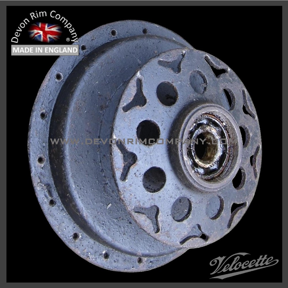 Velocette 7'' Single Sided Front LARGE Non Brake Flange **36 HOLE** for 350 OHC, 500 OHV, KES, KSS, KTS, KTT, MAC, MAF, MOV, MSS, USS & more