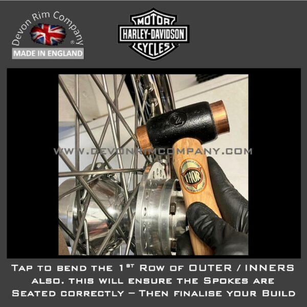 Harley Davidson Wheel Rims & Spokes for Narrow Glide Hub with STAGGERED Holes (TAKE CARE!) as there are 2 types of this style of Narrow Glide Hub - Image 23