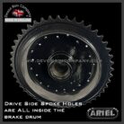 Ariel Model E 7" Single Sided Rear Cast Steel Hub (Pre War)