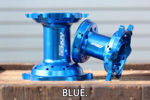Blue ENVY motocross hub