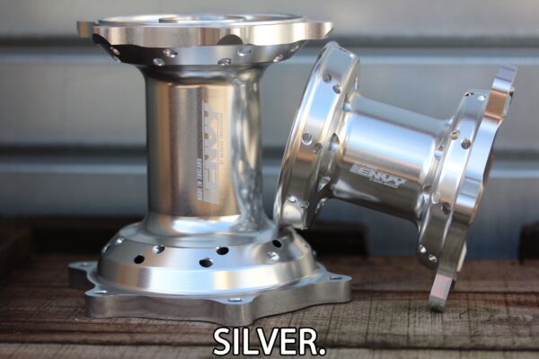 Silver ENVY motocross hub