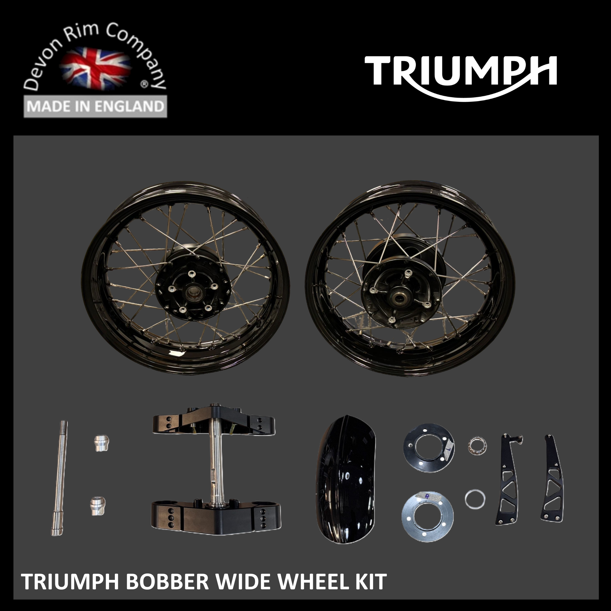 Triumph Bobber DRC Wide wheel Kit
