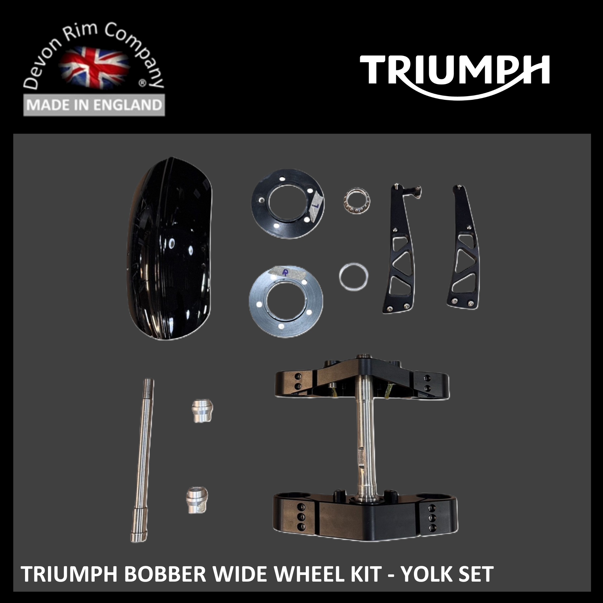 Triumph Bobber DRC Wide wheel Kit - Image 3